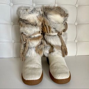 Oscar Sport Fur Boots NWOT